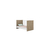 Berço MiniCamaDoceSonho CarvalhoToq Rust/Branco(Ref 1344.58) - Sonho Meu Baby