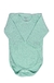 BODY BEBÊ CANELADO MANGA LONGA VERDE SOPHI BABY
