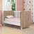 Berço MiniCamaDoceSonho CarvalhoToq Rust/Branco(Ref 1344.58) - comprar online
