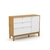 Cômoda Unique Freijo/ Branco Soft /Eco Wood (Ref 20439) - comprar online