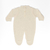 Macacão Tricot Bebê Off White com Pé e Botões – Toque Macio - comprar online