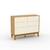 Cômoda 6 Gavetas Nature Clean Freijo/ Off White /Eco Wood SM (Ref 20371)