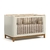 Berço 3 em 1 Flow Laqueado Off White/Eco Wood com Mini Berço e Mini Cama (Ref 61793)