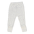 Calça Bebê Malha Canelada Off White - Sophy Baby