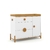 Comoda Tess Laqueado Branco Soft/ Freijo /Eco Wood SM (Ref 20501) (20550) na internet