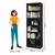 Livreiro Multiuso S/ Portas Preto (Ref 1404.37) - comprar online