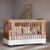 Conjunto Quarto de Bebê Completo Linha Nido/Tutto - Freijo/ Branco Soft/ Eco Wood- Berço+Cômoda+ Cama Babá na internet