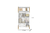 Guarda Roupa 3Pts/2 Gav C/Nicho Fantasia Branco Acetinado (Ref 4375.3) na internet