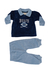 Conjunto Bebê 3 Peças Masculino – Body Regata + Casaco Plush + Calça Azul - Sonho Meu Baby
