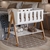 Mini Berço Liv Branco Soft /Eco Wood (Ref 61315)