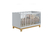 Berço Mini Cama Q Encanto Slim Cinza Acetinado (Ref 4315.74) na internet