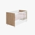 Berço MiniCamaDoceSonho CarvalhoToq Rust/Branco(Ref 1344.58)