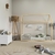 Conjunto Quarto de Bebê Completo Linha Liv -Cinza/Natural/ Branco Soft- Cama 1900+Bau Toys