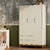 Conjunto Quarto de Bebê Completo Linha Fun/Flow -Off White/Eco Wood -Berço+ Cômoda+ Roupeiro 3Pts - loja online