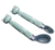 Kit 2 Colheres de Silicone Infantil Verde – Mumlove