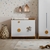 Comoda Tess Laqueado Branco Soft/ Freijo /Eco Wood SM (Ref 20501) (20550)