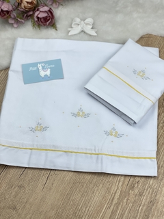 kit lençol de carrinho amor perfeito (amarelo) na internet
