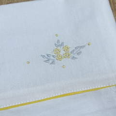 kit lençol de carrinho amor perfeito (amarelo) - comprar online