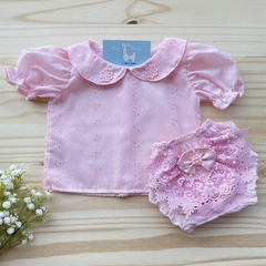 Conjunto Helena Bata Laise com Tapa Fralda - comprar online