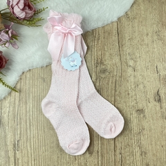 Meia 3/4 Laço Sweet - Petit Lhama Boutique Baby 