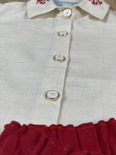 Conjunto Camila bordado flores - comprar online