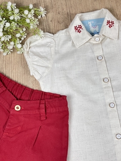 Conjunto Camila bordado flores na internet