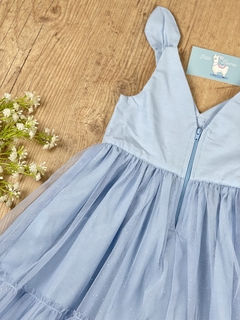 Vestido Layla Tule Glitter - Petit Lhama Boutique Baby 