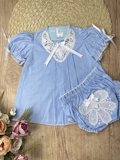 Vestido Louisie Renascença - Petit Lhama Boutique Baby 