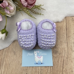Sapatinho tricot bebê Avulso Ariel - comprar online