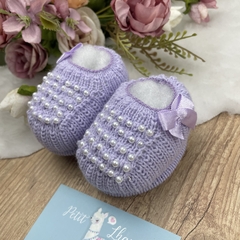 Sapatinho tricot bebê Avulso Ariel na internet