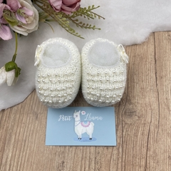 Imagem do Sapatinho tricot bebê Avulso Ariel
