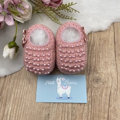 Sapatinho tricot bebê Avulso Ariel