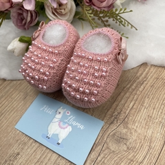 Sapatinho tricot bebê Avulso Ariel - comprar online