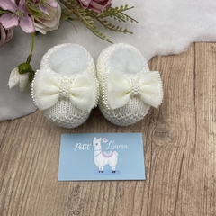 Sapatinho tricot bebê Avulso Manuella