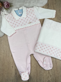Saída de Maternidade Feminina Tricot e Algodão Egípcio Charlote - comprar online