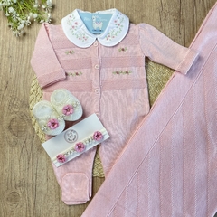 Saída de Maternidade Júlia Tricô 100% Algodão - comprar online