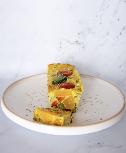 Budin de verduras. SIN TACC