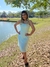 Vestido Viscocrepe Estampa Vichy - loja online