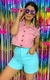 Colete Jeans Rosa - comprar online