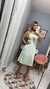 Vestido Viscocrepe Estampa Vichy - comprar online