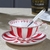 Conjunto taça de café e pires de porcelana - comprar online