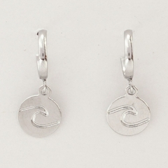 Argola Medalha Ondinha - comprar online