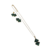 Conjunto pedra verde banhado a ouro - comprar online