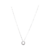 Colar cravejado com zirconia prata 0925