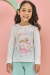 Blusa em Cotton Estampa de Ursinha com Strass e Pompom na internet