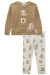 Conjunto Blusão em Moletom e Legging Térmica Abelinhas e Flores