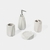 JUEGO DE BAÑO PRISMA BLANCO 4 PZAS (B4565)