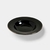 PLATO HONDO ACAPULCO BLACK BORDE DORADO 22 CM (511193)
