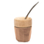 MATE DE MADERA CON BOMBILLA (Q632) en internet