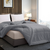 FRAZADA FLANNEL CORDERITO AL TONO KING (10809) - Hiper Blanco